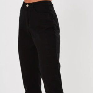 tall black riot high waisted mom jeans